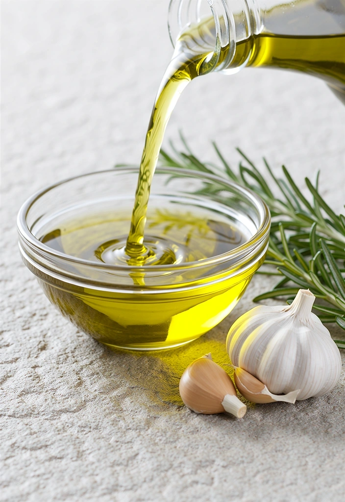 High quality Italian olive oil and herbs